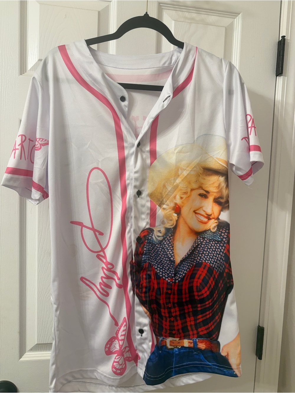 New Dolly Parton baseball style jersey